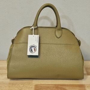 Anna Paola Italian Leather Handbag NWT Tote - Riva